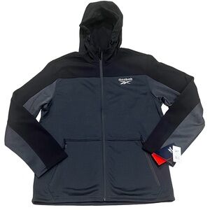 Reebok x Softshell Men’s Jacket in Charcoal Grey/ Blk, OMRB1287, Medium, NWT